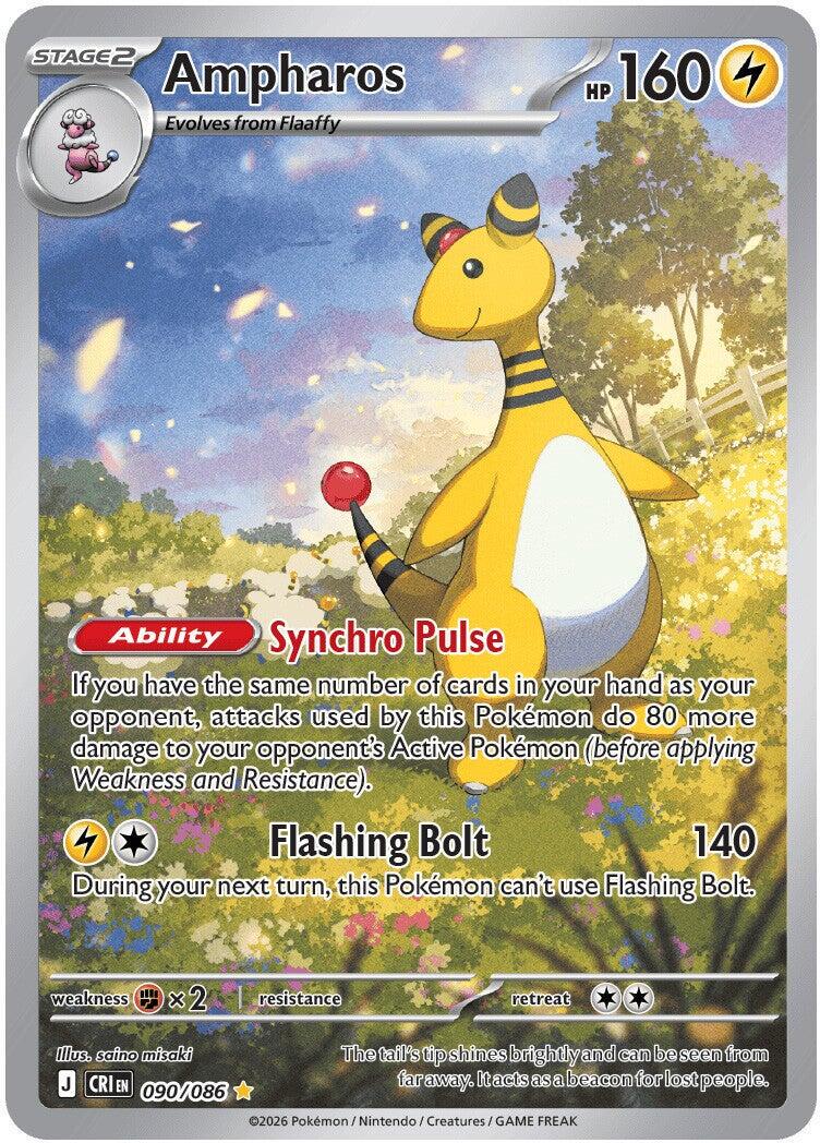 Ampharos IR (090/086) Chaos Rising