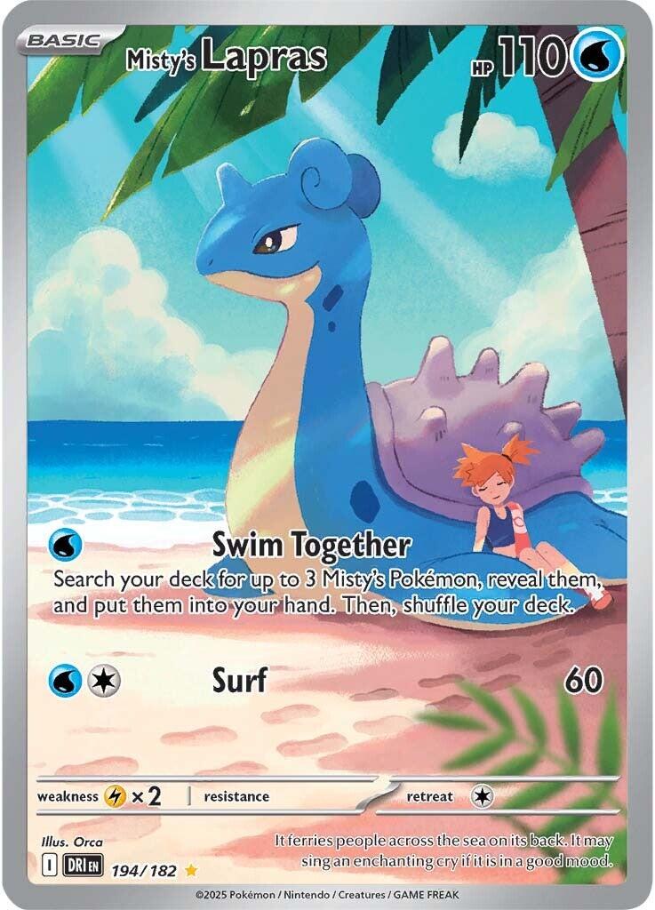 Misty's Lapras IR (194/182) Destined Rivals