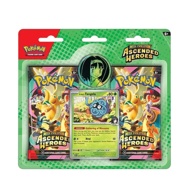 Pokémon Mega Evolution: Ascended Heroes 2-Pack Blister [Erika]