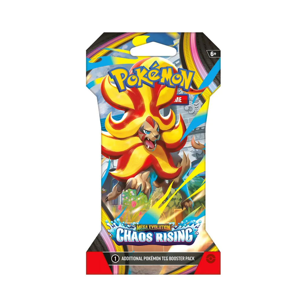 Pokémon Mega Evolutions: Chaos Rising booster pack