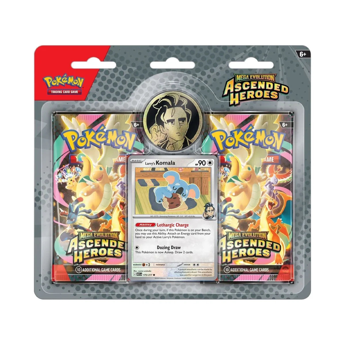 Pokémon Mega Evolution: Ascended Heroes 2-pack blister [Larry]